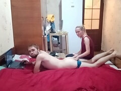 Femdom, Ruskej, Upínateľné dildá