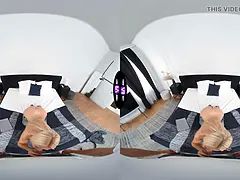 Vacker, Blondin, Pojkvän, Söt, Hd, Orgasm, Pov, Tuttar