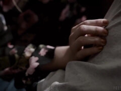 Married blonde, Riley Reyes is giving a blowjob to Lucas Frost, who isnt her husband