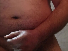 Amatéři, Koupelna, Stříkání spermatu, Táta, Vlasaté, Honění, Masturbace