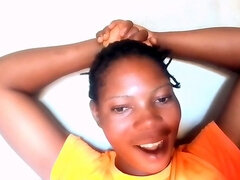 18 jahre, Leie, Schwarz, Süss, Kurzes haar, Solo