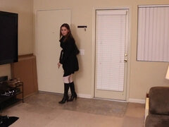 Young Shoplifter Chrissy Marie gets tied up in bondage and punished - fetish