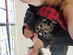 Upskirt in the supermarket - Eli Skye