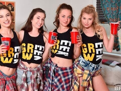 Grosser schwanz, Grosse titten, Blondine, Braunhaarige, Party, Zierlich, Dürr, Jungendliche (18+)