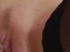 Anal, Beleza, Bonitinhoa fofoa atraente, Facial, Mijar, Meias finas, Sexo grupal a três