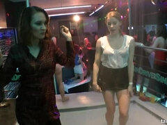 Loiroa, Boquete, Vestidas, Clube, Beijar, Festa, Ducha chuveiro, Swingers