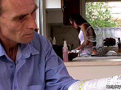 His young Czech wife loves it from behind