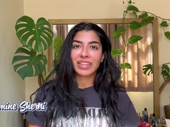 Arab, Brunetka, Sesternica, Rodina, Žena, Výprask, Orgazmus, Kozičky