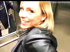 german mega-slut fuck in elevator