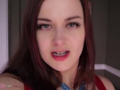 Brunette, Dominerende kvinne, Futanari, Runke, Skambelagt, Penis, Synsvinkel