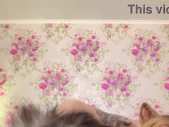 Cul, Blonde, Mignonne, Huilée, Chatte, Solo, Adolescente, Nénés