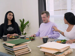 Kukk suging, Brunette, Hardcore