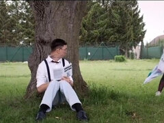 18, 아기, 오랄섹스, 쿠거, 나이든, 밀프, 자연의 가슴, 유혹된