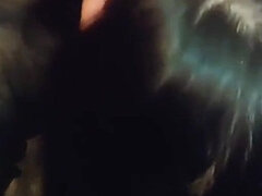 Stepsister Tore Her Panties and Gave Stepbrother a Blowjob While His Wife Went to the Store