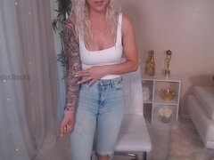 Charming teen lustful webcam video