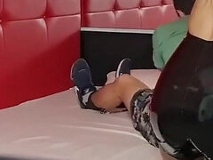 Leie, Weibliche domination, Fußfetisch, Absätze, Latex