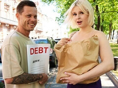 18, Iso perse, Iso kulli, Blondi, Suihinotto, Takaapäin, Näkökulma pov, Laiha