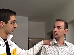 Blonde fucks in an amateur threesome with two big cocks