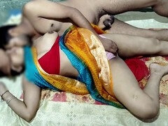 Hot desi wife in a steamy orgy, getting down and dirty in Indian style