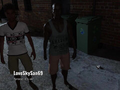 3d, 緊縛, ボンデージ, 服従