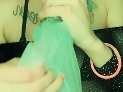 Amatorka, Brunetka, Płeć żeńska, Bielizna, Masturbacja, Dojrzałe, Solo, Cycki