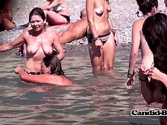 splendid inexperienced Pregnant Nudist Milf Beach hidden cam Spy