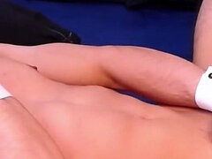 Biceps Pose and Cumming