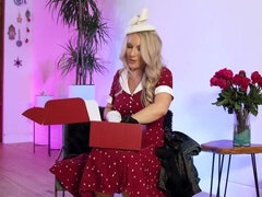 Blondine, Sædskud, Hd, Mor jeg gerne vil kneppe, Tatovering