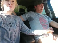 roadhead jizz in mouth - Amateur Porn