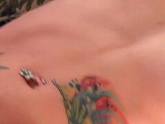 Amateur, Américain, Hard, Femme au foyer, Chatte, Tatouage, Nénés, Épouse