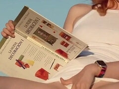 18 jahre, Erotisch, Im freien, Rotschopf, Socken, Solo, Jungendliche (18+), Titten