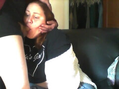 Plump Nice Female Deep-Throats Bf's Lollipop