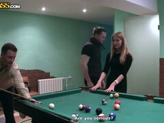 금발의, 돈, 스타킹, 삼키다, 문신, 쓰리섬