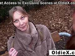 Grandparents Pick Up Hairy Mom at OldieX