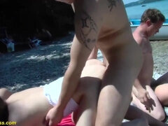 Blondine, Blasen, Gruppe, Hardcore, Hd, Milf, Orgie, Spanner