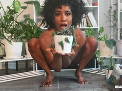 Arsch, Schwarz, Fingern, Klaffend, Handjob, Masturbation, Entkleiden, Jungendliche (18+)