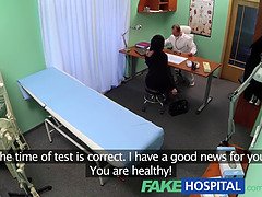 Olivia's fakehospital check-up ends with a hot POV fuck and a sticky facial