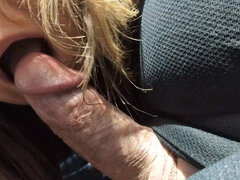 Amatorka, Amerykański, Blondynka, Obciąganie, Para, Wytrysk do ust, Dojrzałe, Punkt widzenia