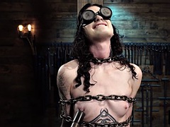 Babe, Bondage disciplin sadomasochisme, Dildo, Mager, Billig tøs, Tatovering, Bryster, Vibrator