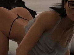 Kolmiulotteinen, Iso perse, Isot tissit, Suihinotto, Ruskeahiuksinen, Spermashotti, Fetissi, Peli