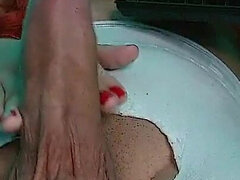 Amateur, Latina, Lencería, Masturbación, Pelirrojo, Transexual, Solo, Medias largas