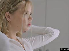 BLACKEDRAW Petite Blonde Coco Gets Fucked In 5 BBC Gangbang ft. Coco Lovelock: Porn