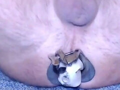 Inserting Toys up Me Through Huge Speculum and Cumming While My Hole Is Held Gaping Wide