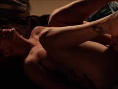 Μελαχροινή, Θηλυκός, Σκληρό, Ηδ, Λεσβία, Γλείψιμο, Αυνανισμός, Κοκκινομάλα