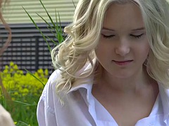 69, Blonde, Sucer une bite, Hard, Mamelons, Chevaucher, Rasée, Sport