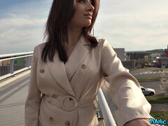 Avsugning, Bil, Ansiktsbehandling, Slick, Utomhus, Fitta, Stockings, String