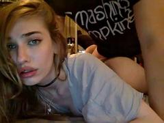 Beautiful blonde teen fucked and suck big cock I meet her at xaffair.fun