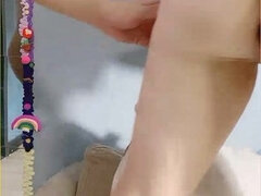 Enthousiasteling, Aziatisch, Grote kont, Bruinharig, Hardcore, Huisgemaakt, Tiener, Vrouw