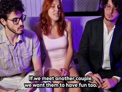 Irst Porn Casting And Interview Degenerates Into A Dirty Threesome - 2 Guys 1 Girls Fmm - Mr Mrs Love - Fucktotum - English Subtitles 16 Min