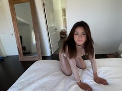 Asiatica, Pompino, Ragazza, Tette